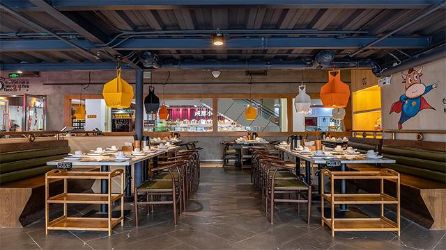 成都火锅牛排店装修设计