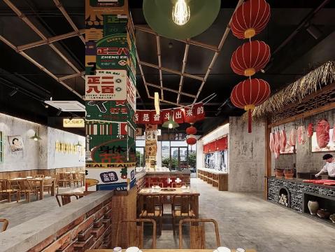 社区火锅店设计