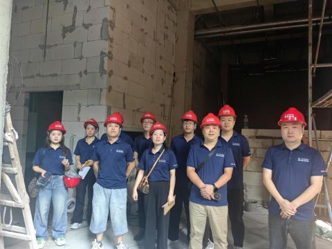 壹西格玛公司火锅店工地巡查
