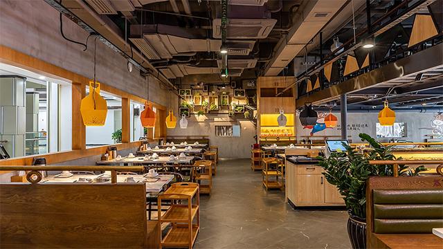 成都牛排火锅店装修设计