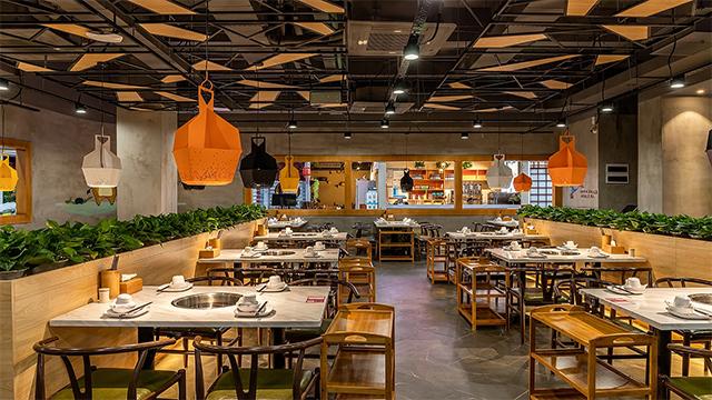 成都火锅牛排店装修设计