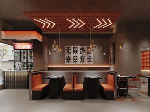 成都烧烤店装修设计