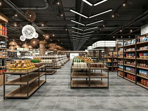 成都超市装修价格，胖改超市设计，四川壹西格玛公装